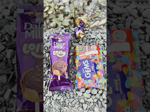 Dairy milk lollipop & big siz gems & candy #shorts #candy #lollipop