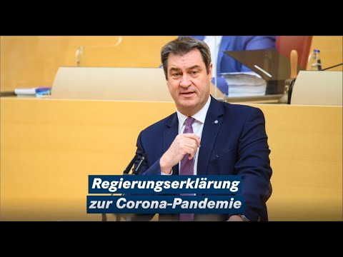 Elfte Regierungserklärung von Ministerpräsident Dr. Markus Söder - Bayern (24.03.21)