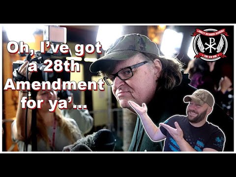 COMICAL: 28th Amendment to repeal the 2nd Amendment introduced... Michael Moore at his finest... Thumbnail