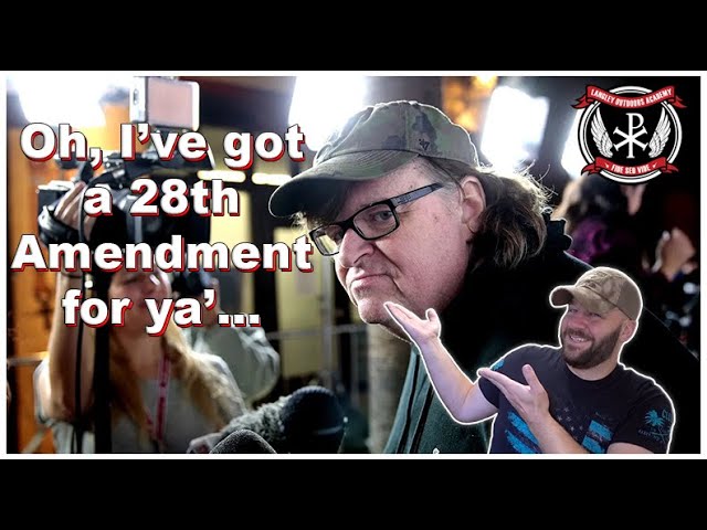 COMICAL: 28th Amendment to repeal the 2nd Amendment introduced... Michael Moore at his finest...