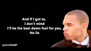 Stuck On Stupid Lyrics - Chris Brown // HD
