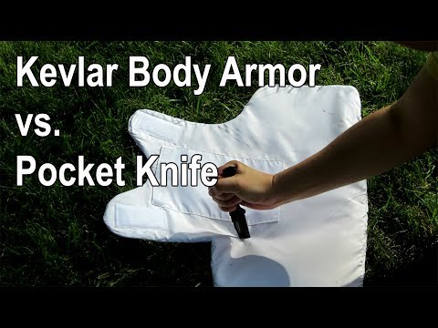 Kevlar body armor vs. pocket knife