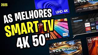 MELHORES TVS 50 PARA 2025: Qual Smart TV 4K 50 Polegadas Tem o Melhor Custo-Benefício?