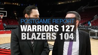 Golden State Warriors whip Portland Trail Blazers, 127-104