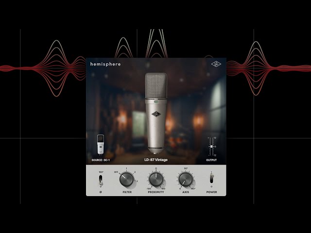Universal Audio SC-1 Standard Condenser Microphone with Hemisphere Mic Modeling