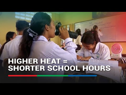 Cambodia cuts school hours by two due to extreme heat