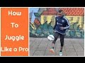 How to Juggle a Soccer Ball | Break your Juggling RECORD | Tutorial