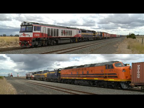 SCT's 7922V With CSR001 + C501 + T357 + CLF4  (3/1/2021) - PoathTV Australian Freight Trains