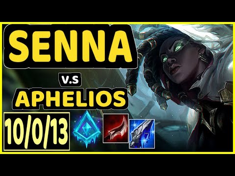 CODY SUN (SENNA) vs APHELIOS - 10/0/13 KDA BOTTOM ADC GAMEPLAY - NA Ranked DIAMOND