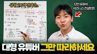 비즈니스설계자 도와쌤 유튜브 영상 — 사업가를 위한 유튜브 비즈니스 전략