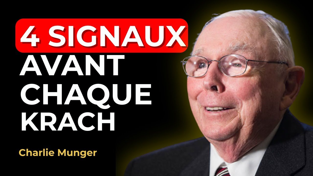 Charlie Munger : Ces 6 Signaux Apparaissent 6 Mois Avant Chaque Grand Krach...
