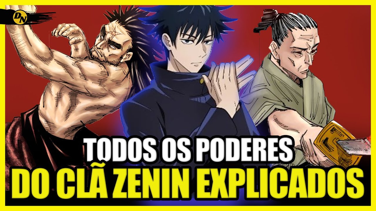 TODAS AS TÉCNICAS DO CLÃ ZENIN EXPLICADAS | Jujutsu Kaisen