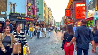 London Sunset/Dusk Walk | Lively London West End City Streets 2025 | 4K HDR