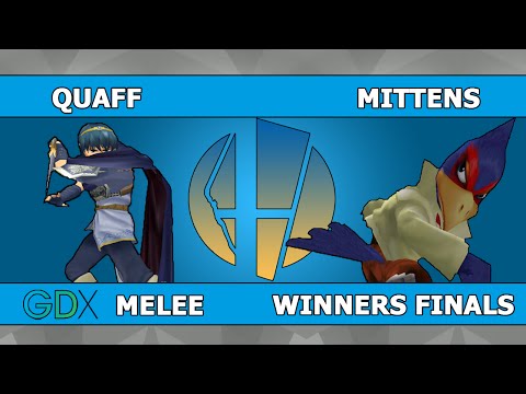 Smash @ GDX [Melee]  Quaff (Marth) vs Mittens (Falco) - Winners Finals