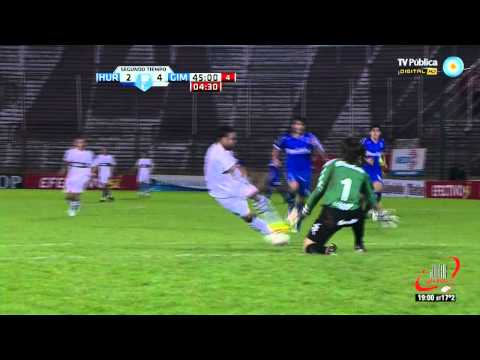 GOL DE PEREYRA - HURACAN 2 GIMNASIA LA PLATA 4 - B NACIONAL (19 08 2012) FECHA 2