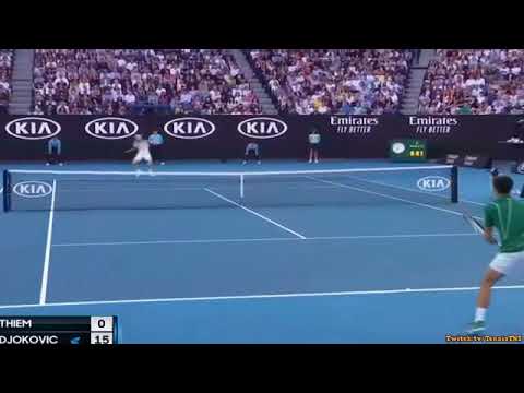 Novak Djokovic vs dominic thiem Australia open final 2020 highlights #tennis #australia