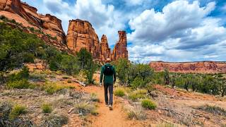 Hiking Monument Canyon Trail (Upper to Lower Trailhead) | Colorado National Monument | 4K HDR