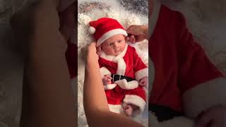 Aw..So Cute Santa Baby 🎄😍😍🧿 #merrychristmasinadvance #babysanta