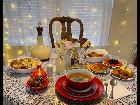 🇩🇿 Ramadan Iftar Table (Ramadan day 16, 2022) - Algerian and international food - Dallas, Texas