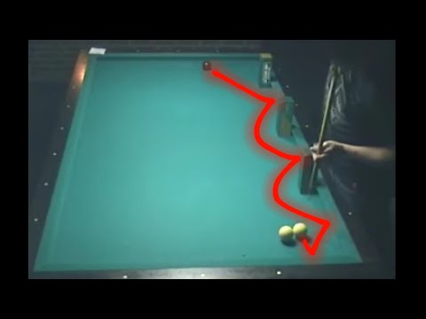 Trickshots biljart. Crazy artistic billiards