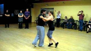 Ariadna Naveira and Fernando Sanchez. "Giros in Vals" workshop. 18.03.2011, Tel Aviv