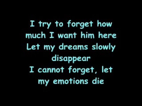 easy as life ( I try to forget him)