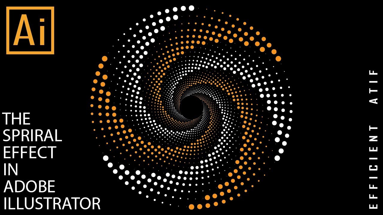illustrator distort & transform | How to Create Dotted Spiral Vortex | Adobe Illustrator Tutorial