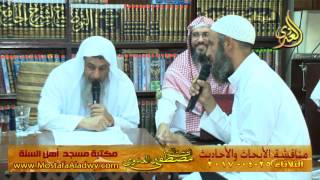 مناقشة الأبحاث والأحاديث بمكتبة مسجد أهل السنة بمنية سمنود 25 04 2017 6