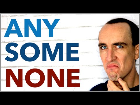 When To Use Some, Any and None in English | Learn English Online
