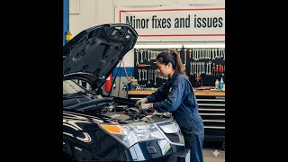 Acura MDX minor fixes for hood struts, grinding and clunking noises, inner fender and oil change