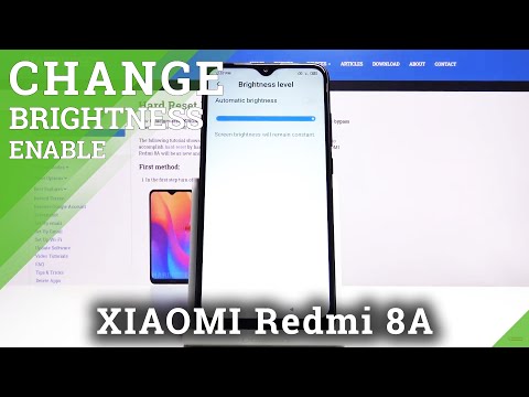 How to Activate Auto-brightness in XIAOMI Redmi 8A – Adjust Screen Brightness