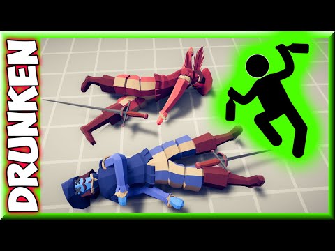 Drunken Fencer vs Every Faction 1v1 - TABS MODS GAMEPLAY
