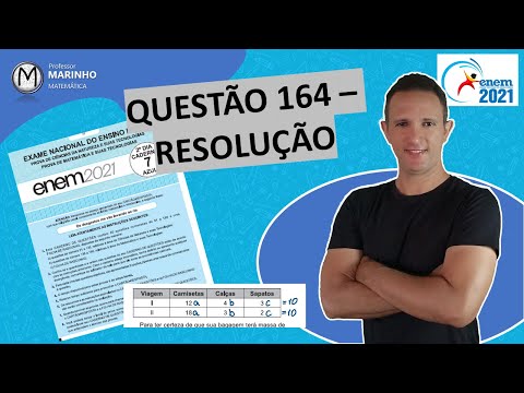 QUESTÃO 164 PROVA AZUL  Matemática ENEM 2021