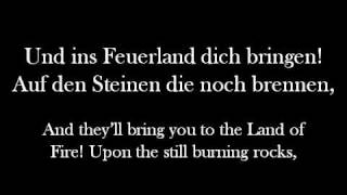 Svbway To Sallys &#39;Feuerland&#39; (English Lyrics)