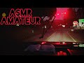 ASMR Amateur Driving At NIGHT On North America Streets Halloween Scenery No Talking
