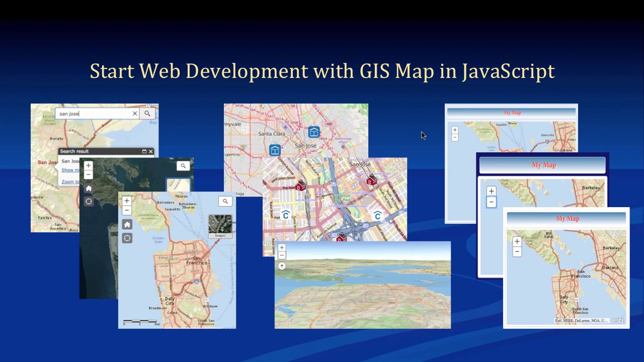 Start Web Development with GIS Map in JavaScript