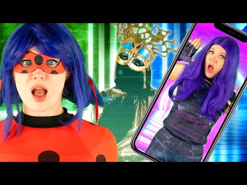 Can LB save Mal?! Mal TRAPPED in IPHONE! | COSPLAY for TEENS