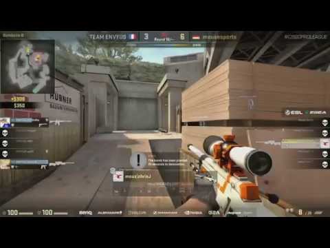 chrisJ with the triple - nV vs Mouz on overpass - ESL ESEA EU Pro League S2 W6