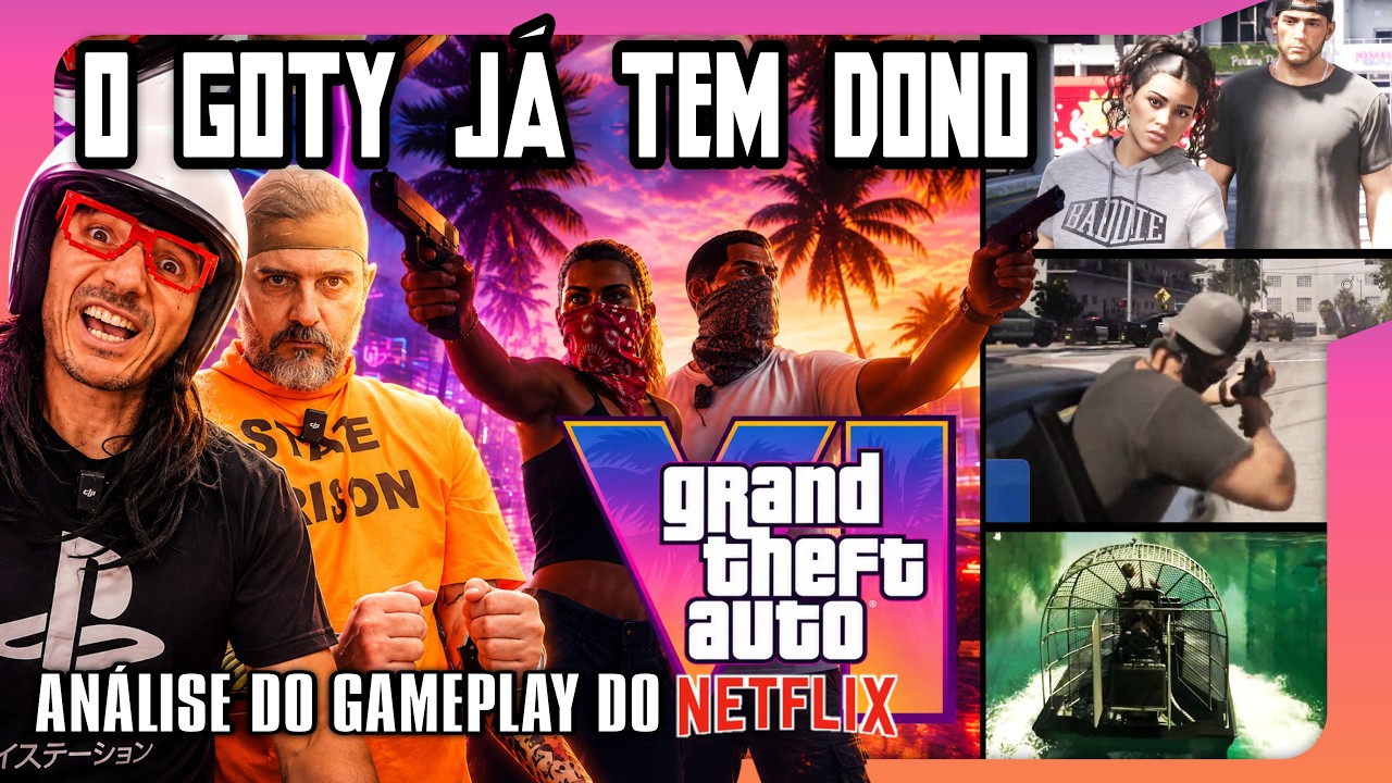 GTA 6 ANÁLISE DO GAMEPLAY DO NETFLIX #gta6