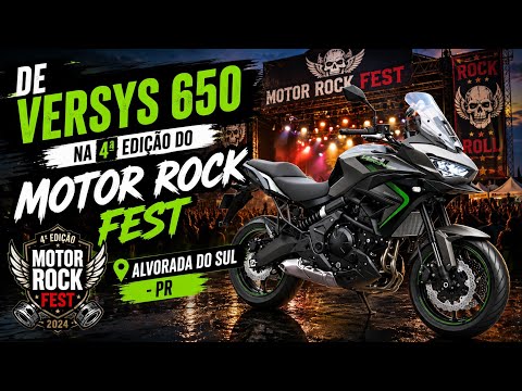 Rolê de Versys 650 em Alvorada do Sul - PR: Motor Rock Fest