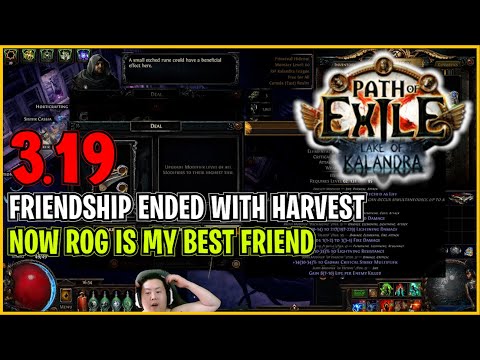 ⚡ POE 3.19 ⚡ SKCloudy - Friendship ended with Harvest, now ROG is my best friend