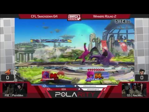 CFLS64 - FBC | Papa Mink (Charizard/Robin) vs GS | KingWill (Little Mac/Sonic)