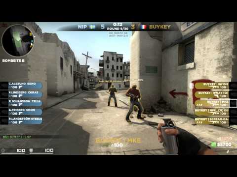 EH AMD Sapphire Invitational - NiP vs. BuyKey de_dust2_se