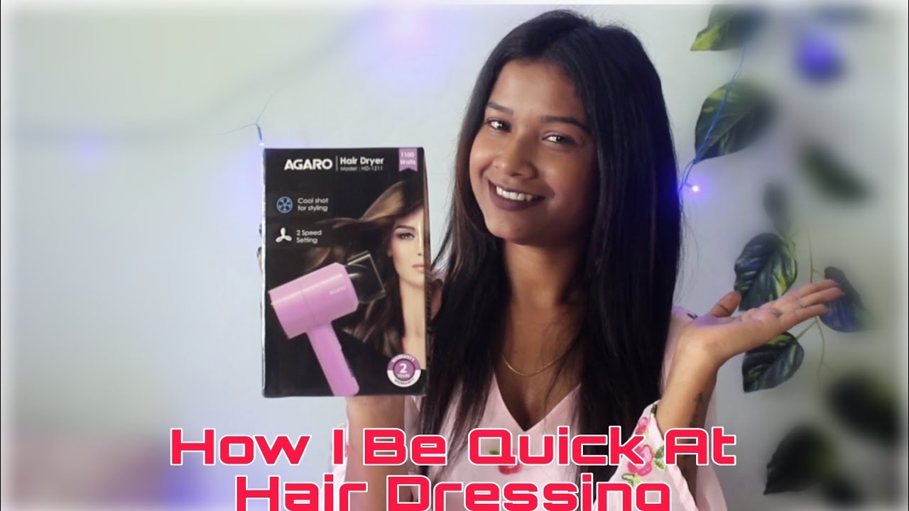 Agaro Hair Dryer/ Model: HD-1211/ How I Manage to get ready Quick