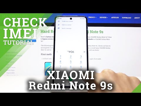 How to Locate IMEI and Serial Number in Xiaomi Redmi Note 9s – Check IMEI Status