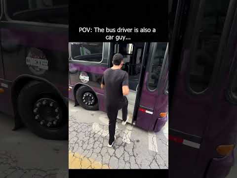 Gap sports cars while at work... #shorts #fyp #foryou #fy #automobile #car #edit #bus #driver #fast