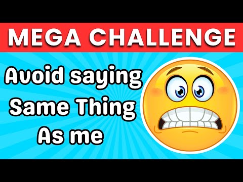 Avoid Saying The Same Answer As Me | Mega Challenge #1 | Don't Say What I Say | Quizzer Bee