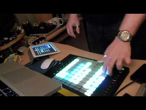 Ableton with Push with Conductr app & Arturia MiniLab