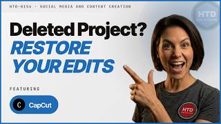 CapCut Deleted Project Recovery | Don't Lose Your Edits