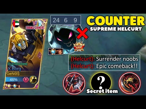 TOP SUPREME XBORG VS TOP GLOBAL HELCURT FULL EXPLAINED TUTORIAL ~ EPIC COME BACK GAMEPLAY ~ MLBB